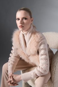 JACKET FUR CASHMERE S231 SWEATER S225
